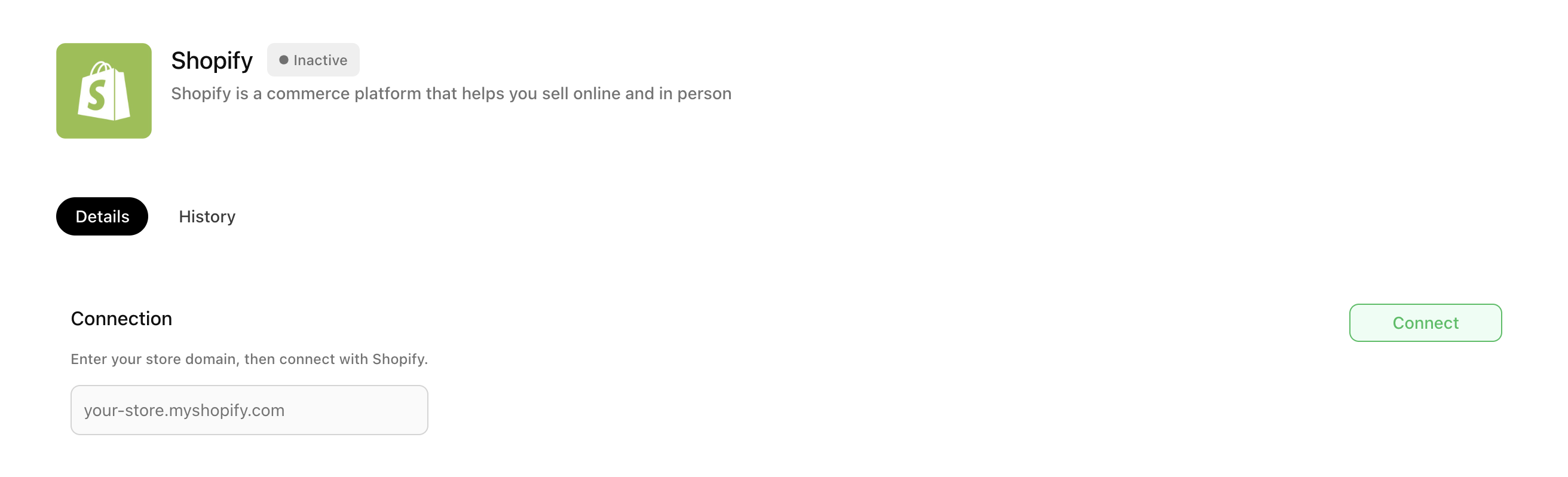 Shopify integrations myne connect