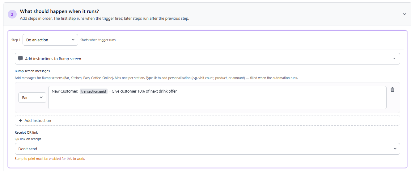 instructions automations bump-it myne setup