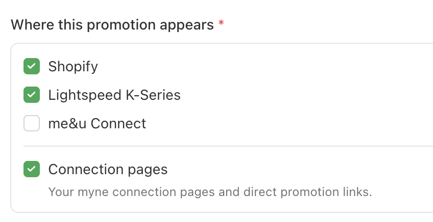 myne shopify who can see promotion