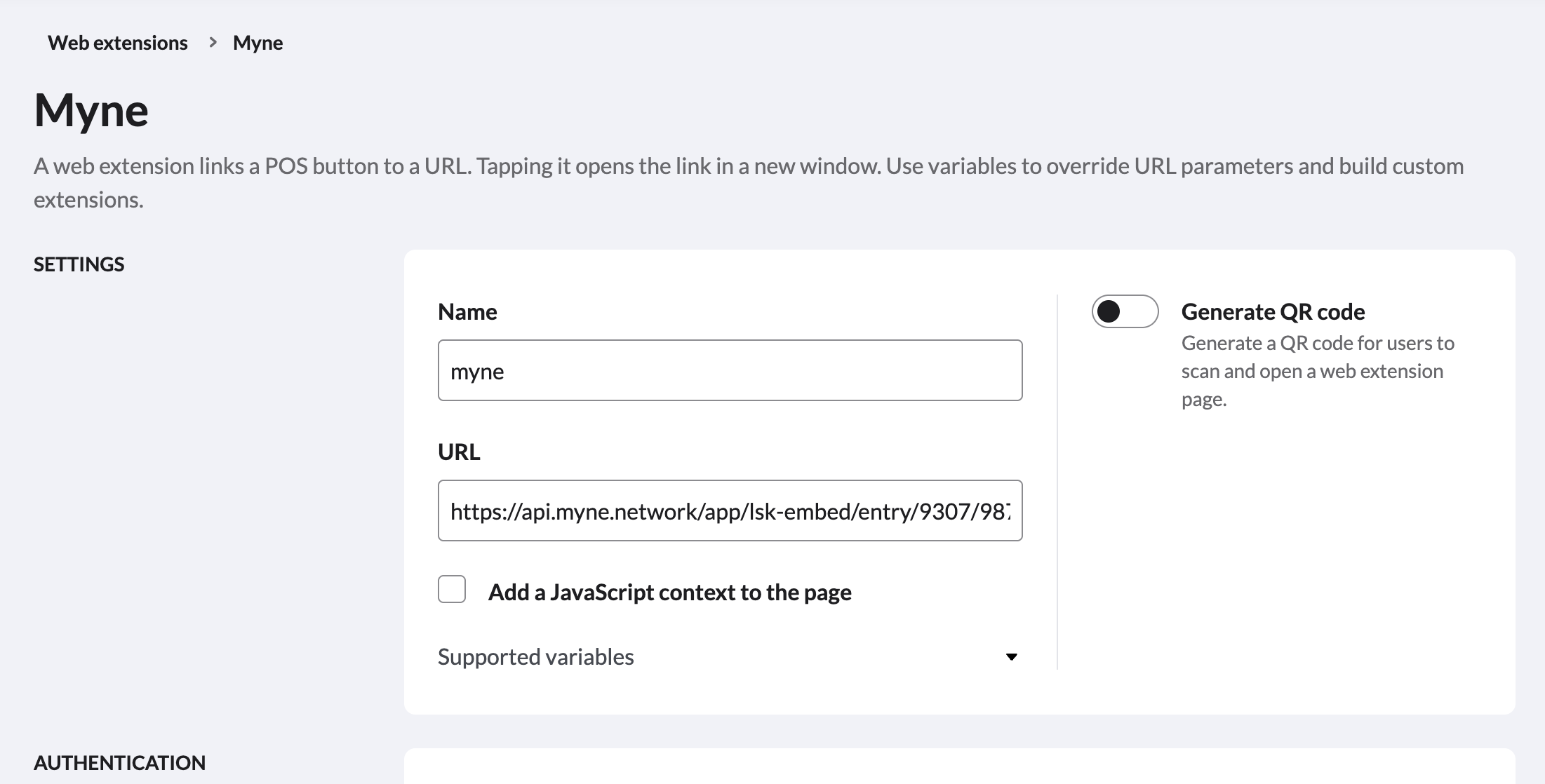 lsk web extension setup myne