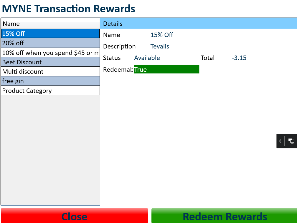 tevalis myne rewards apply